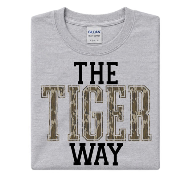 Short Sleeve “The Tiger Way” Camo
