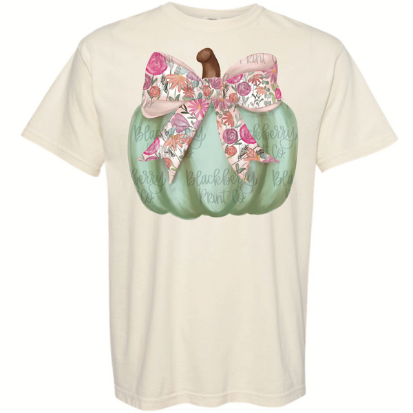 DIGITAL DOWNLOAD Floral Bow Pumpkin