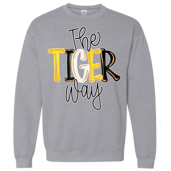Sweatshirt “The Tiger Way” Glitter Pop