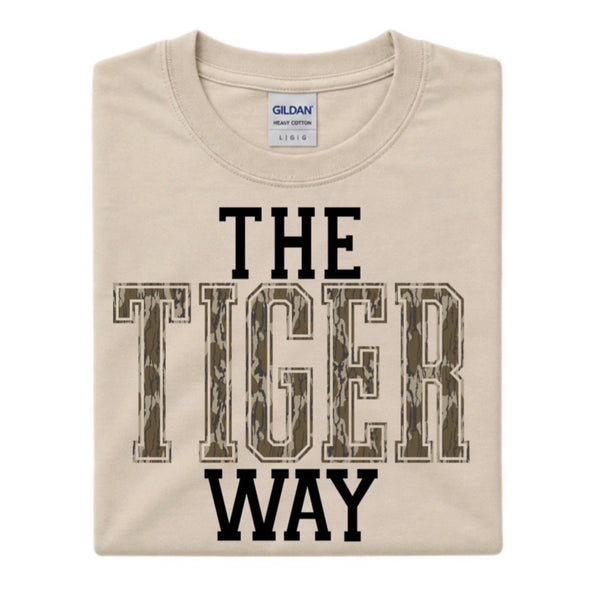 Short Sleeve “The Tiger Way” Camo