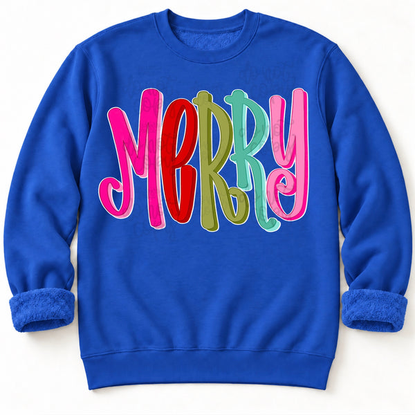 DIGITAL DOWNLOAD  | Merry Chalky Letters