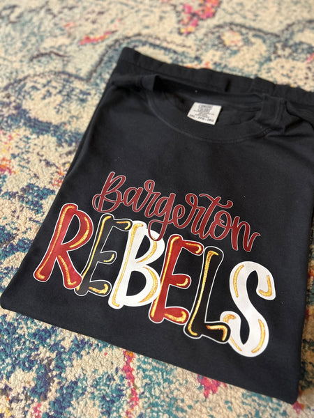 Custom School Spirit Glitter Pop Shirts