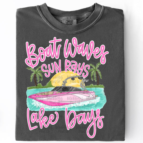 Lake Days Comfort Color Tee
