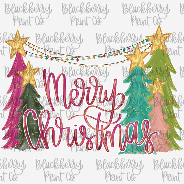 DIGITAL DOWNLOAD Merry Christmas Tree Farm