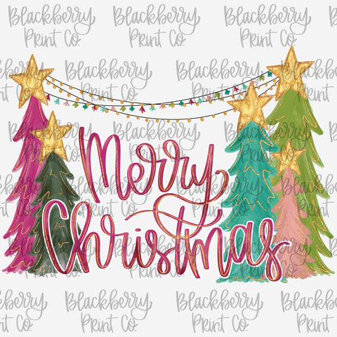 DIGITAL DOWNLOAD Merry Christmas Tree Farm