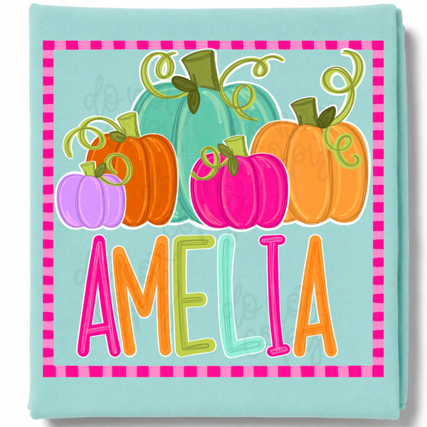 Pumpkins With Border Toddler Shirt