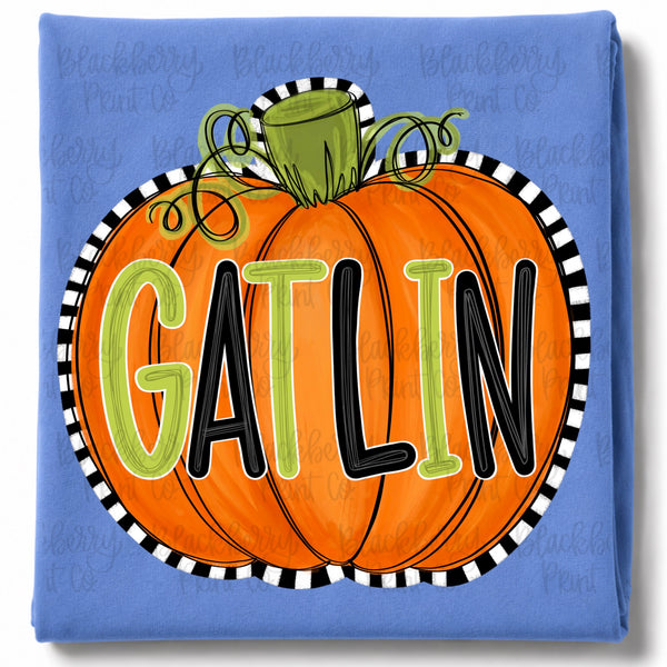 Custom Name Pumpkin
