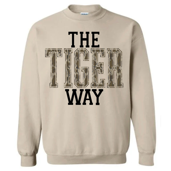 Sweatshirt “The Tiger Way” Camo