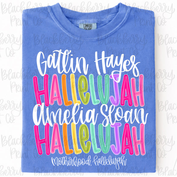 Custom Hallelujah Short Sleeve Tee