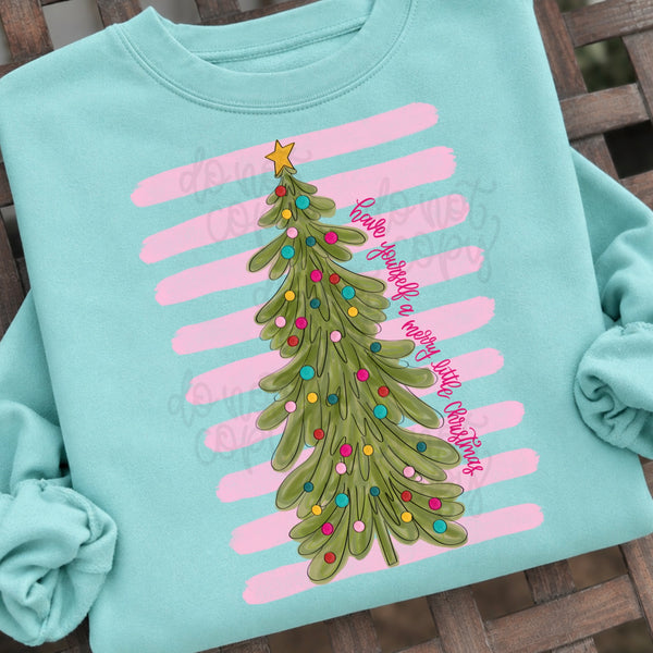 DIGITAL DOWNLOAD  | Merry Little Christmas Tree Stripes
