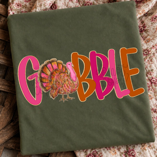 DIGITAL DOWNLOAD  | Gobble Glitter Turkey