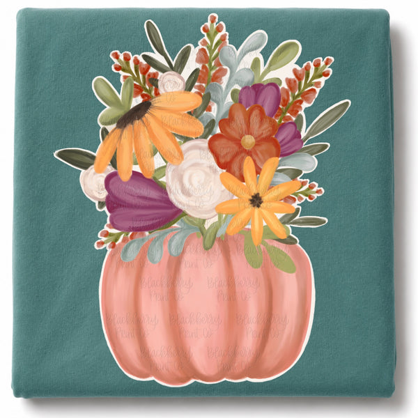 DIGITAL DOWNLOAD  | Floral Pumpkin Bouquet