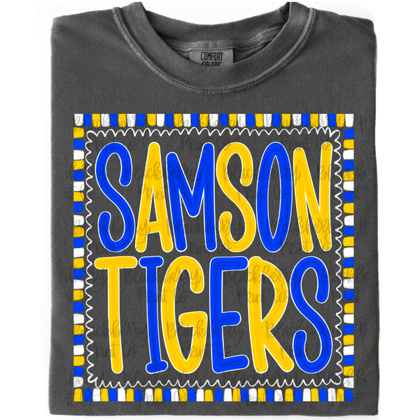 DIGITAL DOWNLOAD | Custom | School Spirit Color Pop with Border