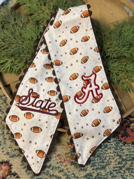 Custom Wreath Sash Double Sided