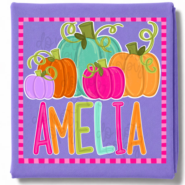 Pumpkins With Border Toddler Shirt