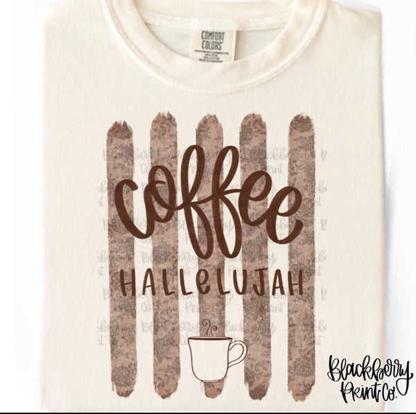 Coffee Hallelujah Shirt
