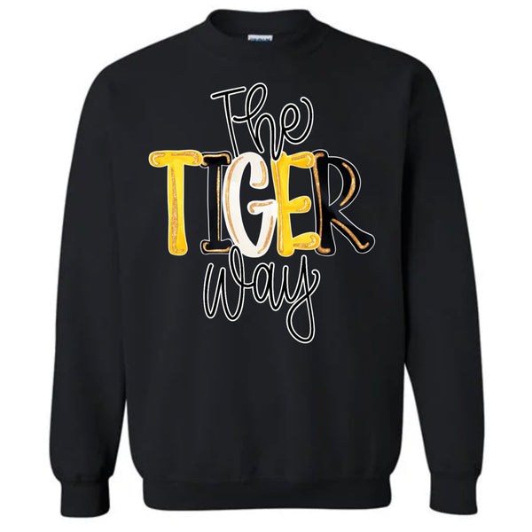 Sweatshirt “The Tiger Way” Glitter Pop