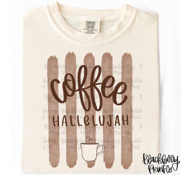 Coffee Hallelujah Shirt
