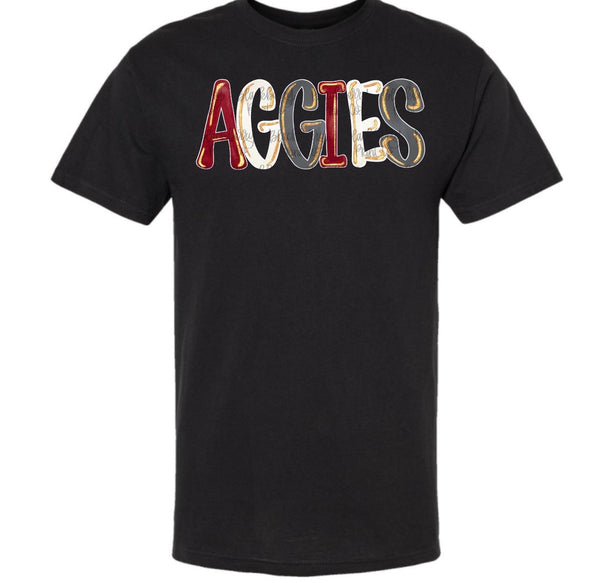 Custom School Spirit Glitter Pop Shirts