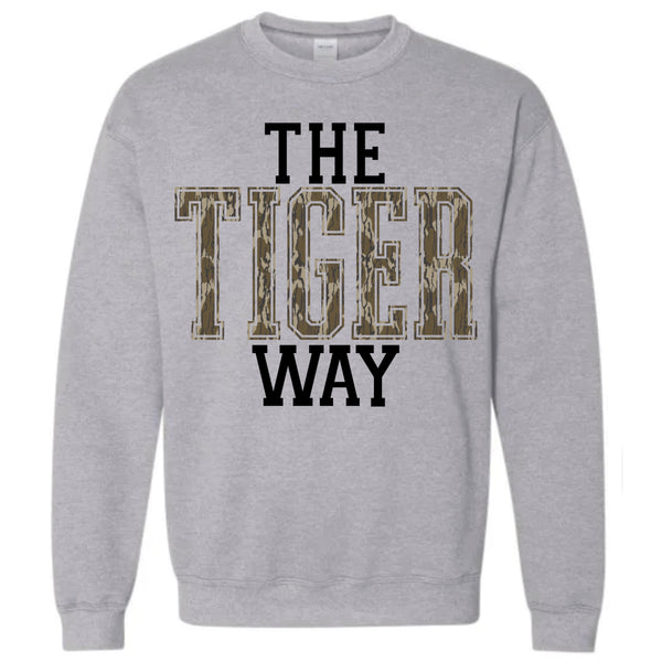 Sweatshirt “The Tiger Way” Camo