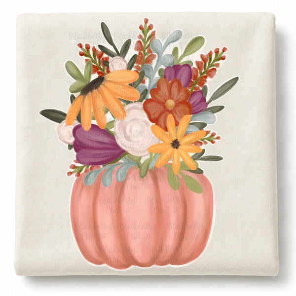 DIGITAL DOWNLOAD  | Floral Pumpkin Bouquet