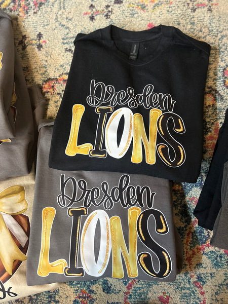 Custom School Spirit Glitter Pop Shirts