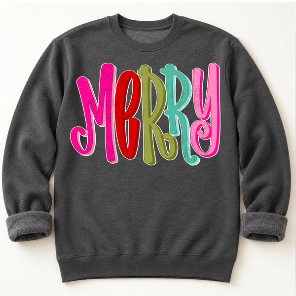 DIGITAL DOWNLOAD  | Merry Chalky Letters