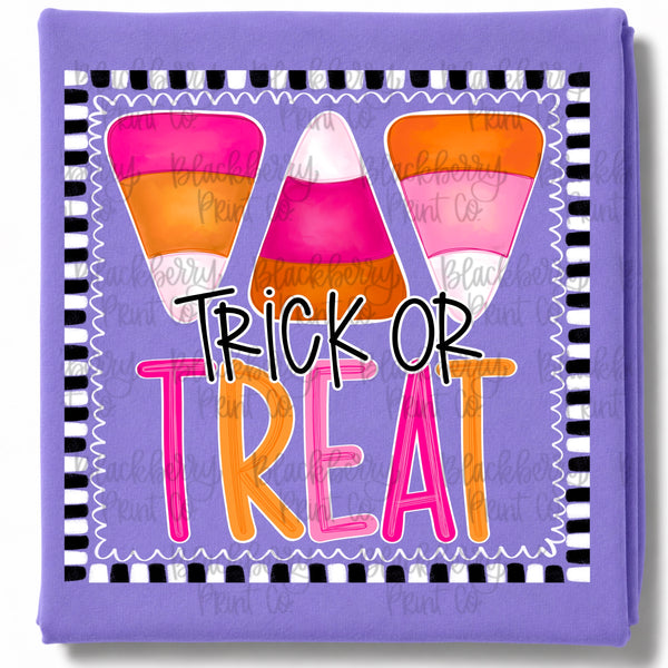 DIGITAL DOWNLOAD  | Candy Corn Trick or Treat Pink