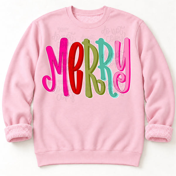 DIGITAL DOWNLOAD  | Merry Chalky Letters