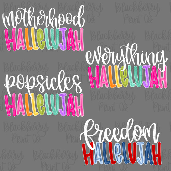 Custom Hallelujah Short Sleeve Tee