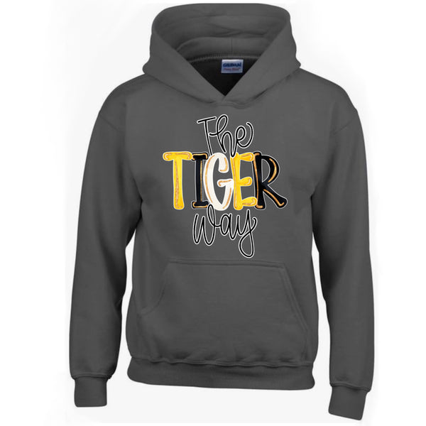 Hoodie “The Tiger Way” Glitter Pop