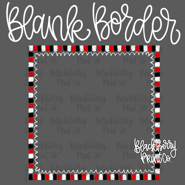 DIGITAL DOWNLOAD | Custom | Blank Color Pop Border