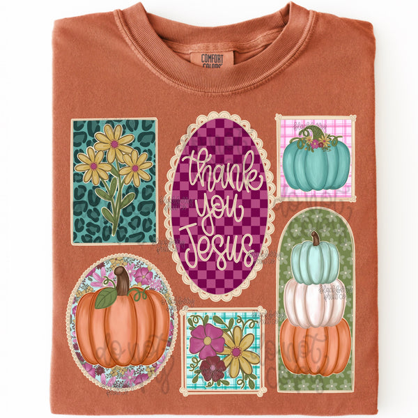 DIGITAL DOWNLOAD  | Fall Collage Thank you Jesus