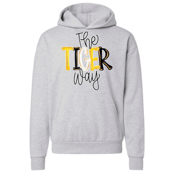 Hoodie “The Tiger Way” Glitter Pop