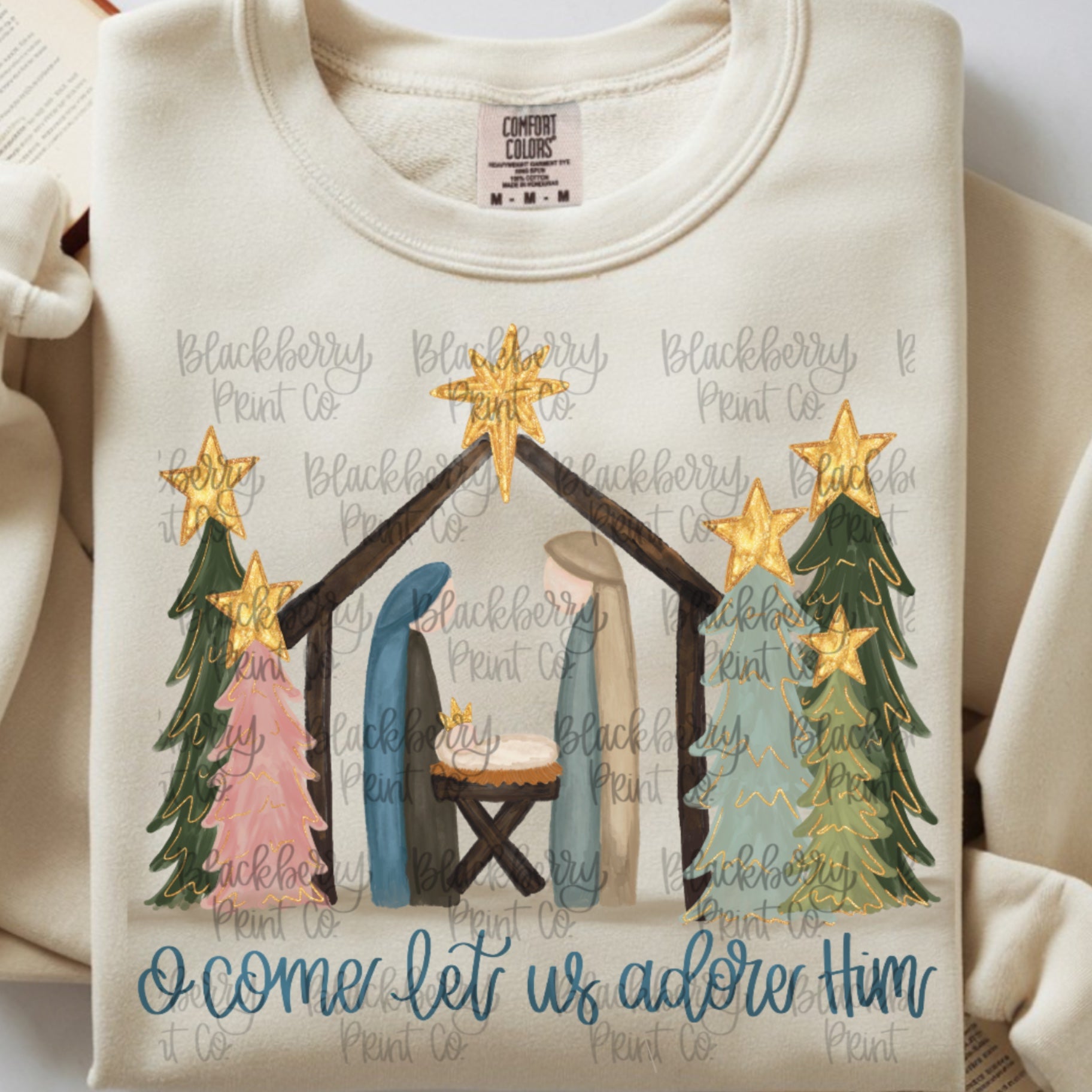 DIGITAL DOWNLOAD Nativity O Come Let Us Adore Him