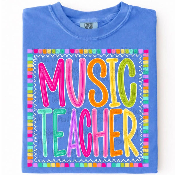 Custom Color Pop Border Comfort Color Shirt
