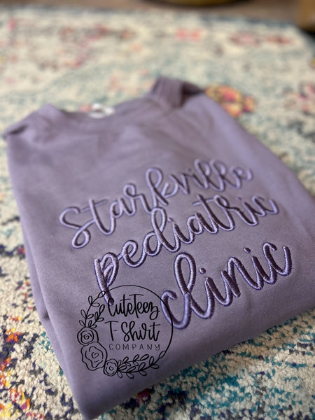 Puff Embroidered CUSTOM Sweatshirt