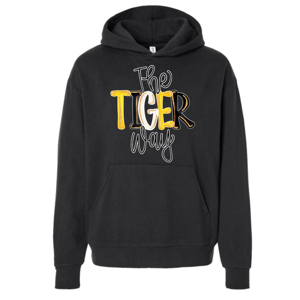 Hoodie “The Tiger Way” Glitter Pop