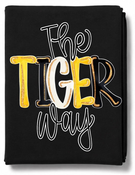 Long Sleeve “The Tiger Way” Glitter Pop