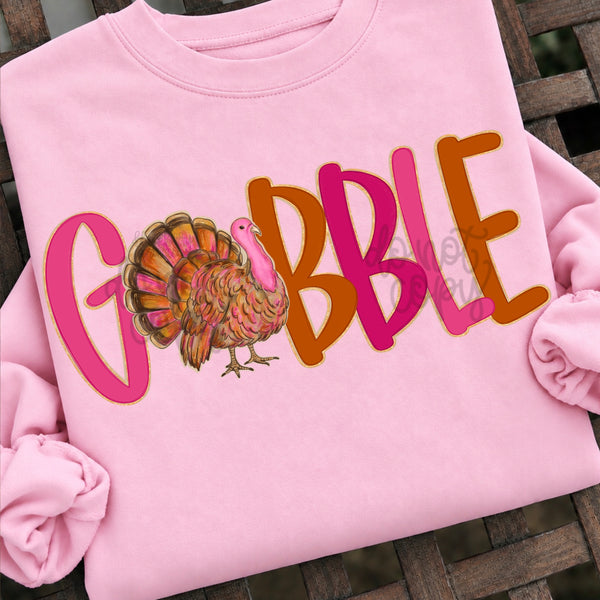 DIGITAL DOWNLOAD  | Gobble Glitter Turkey