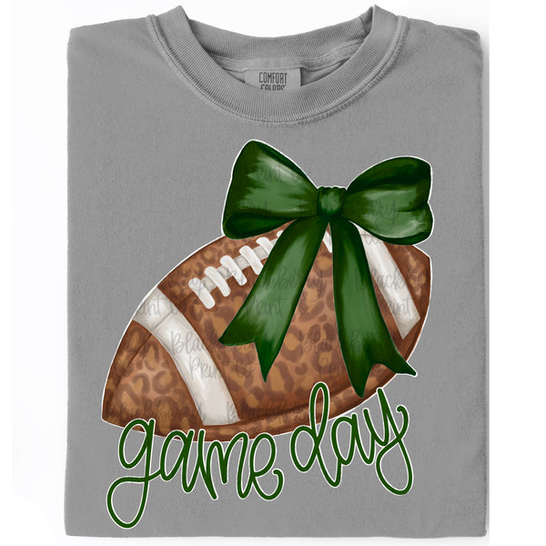 DIGITAL DOWNLOAD | Custom | Leopard Football with Bow