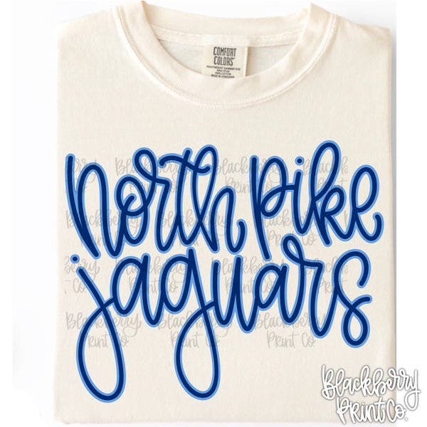 Adult Custom School Spirit Script Shirt