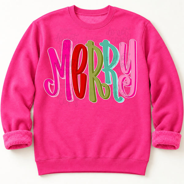 DIGITAL DOWNLOAD  | Merry Chalky Letters