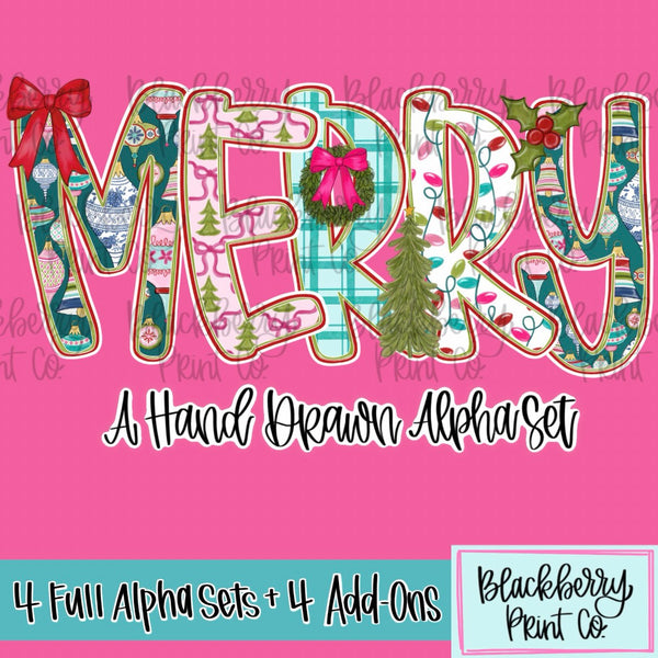 DIGITAL DOWNLOAD | Merry Alpha Set