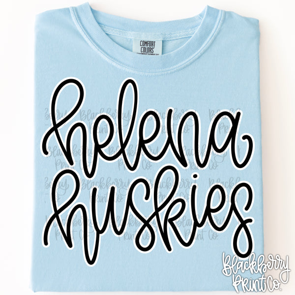 Adult Custom School Spirit Script Shirt