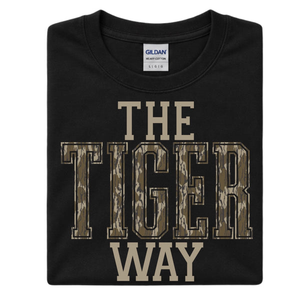 Short Sleeve “The Tiger Way” Camo