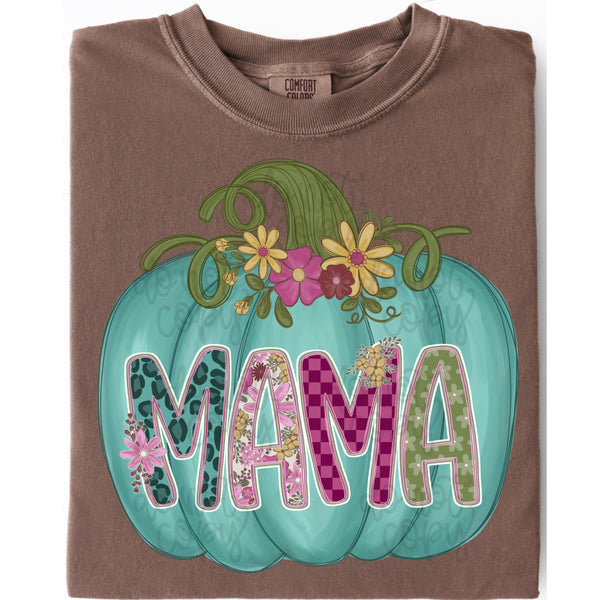 DIGITAL DOWNLOAD  | Mama Pumpkin Teal