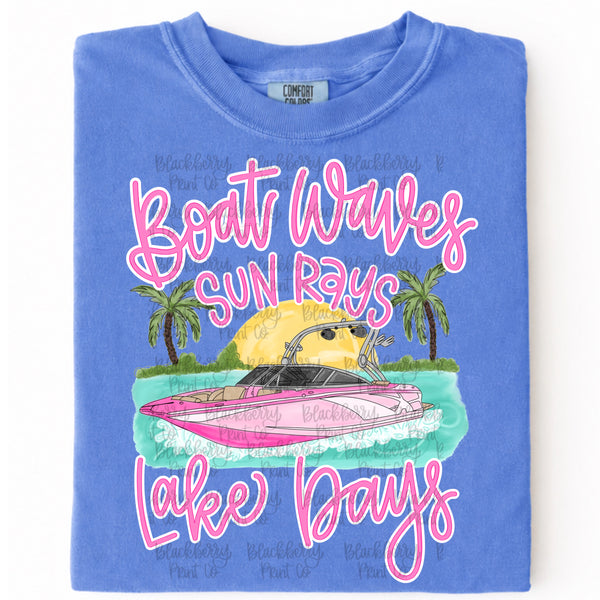 Lake Days Comfort Color Tee