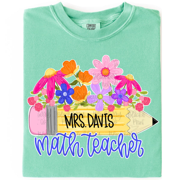 DIGITAL DOWNLOAD | BUNDLE Floral Pencil Educator