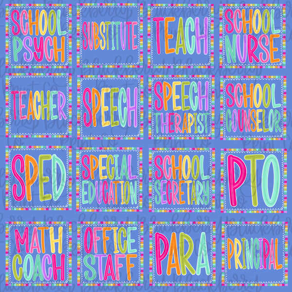 DIGITAL DOWNLOAD Color Pop Educator Bundle